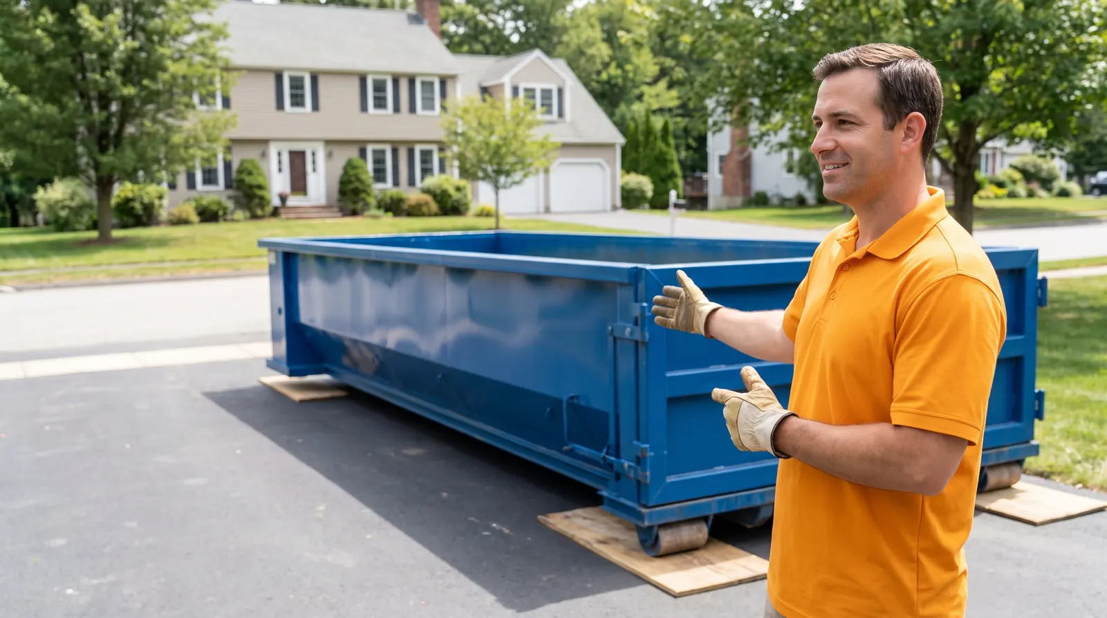 Dumpster in Waltham, MA